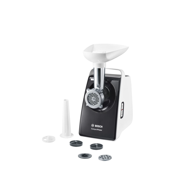 Bosch Meat mincer CompactPower 1600 W White/Black - MFW3612A