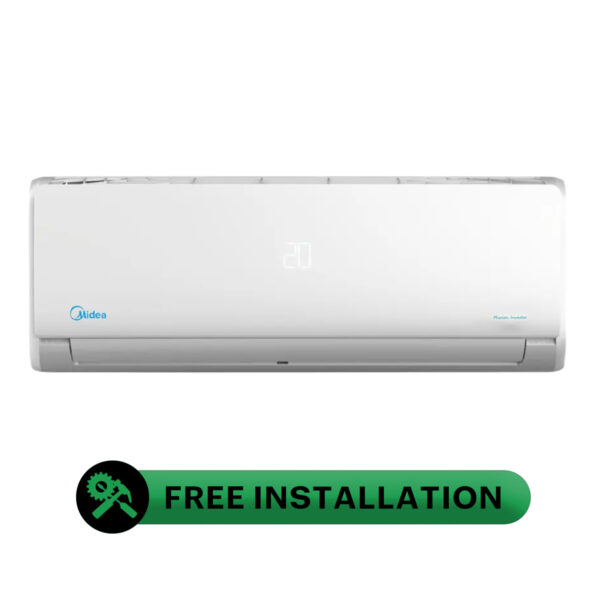 Midea Mission MSCT-24HR-N-RF Split Air Conditioner, 3 HP, Cool / Heat - White