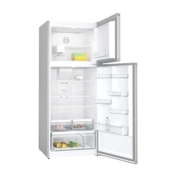 BOSCH Series 4 - Free-Standing Fridge With Freezer At Top 186 X 75 Cm KDN76XI3E8 Silver - Image 2